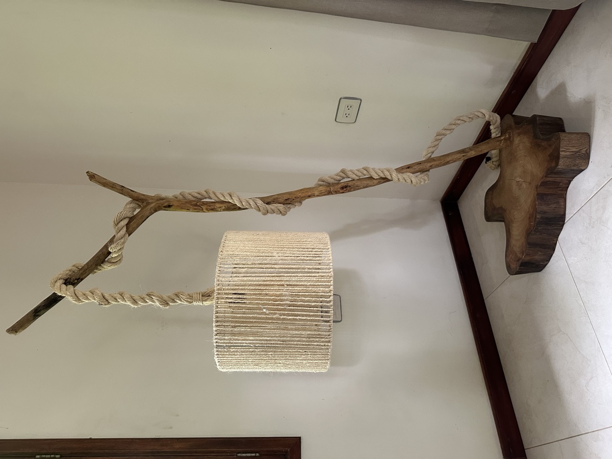 Lámpara driftwood día