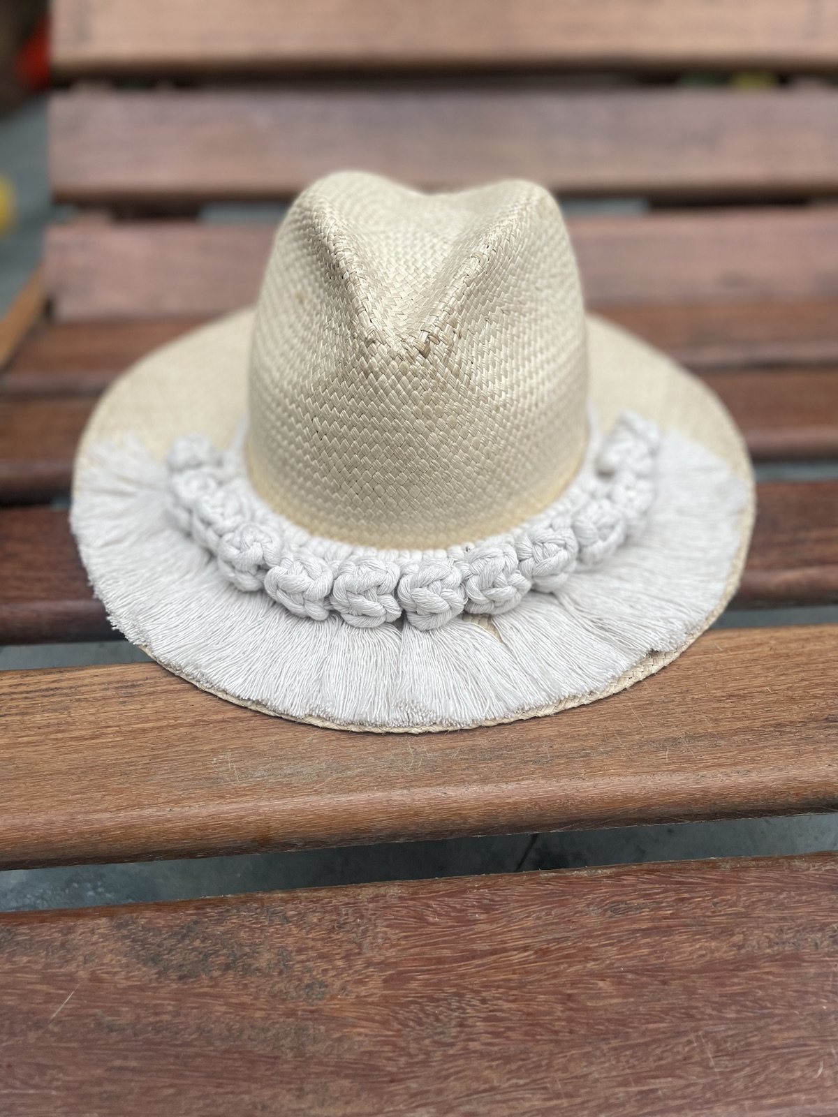 Sombrero macramé