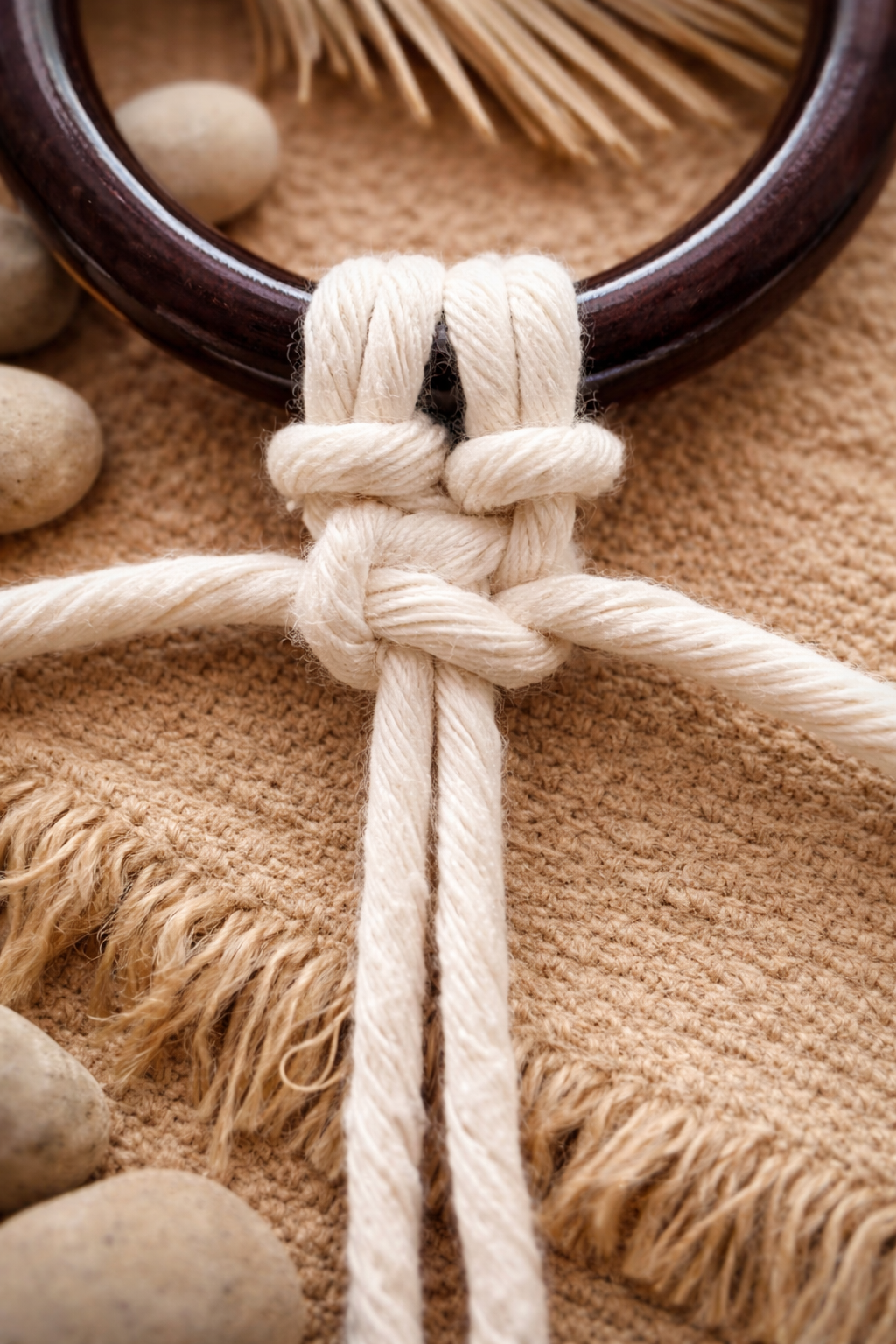 Nudos Básicos: nudo cuadrado