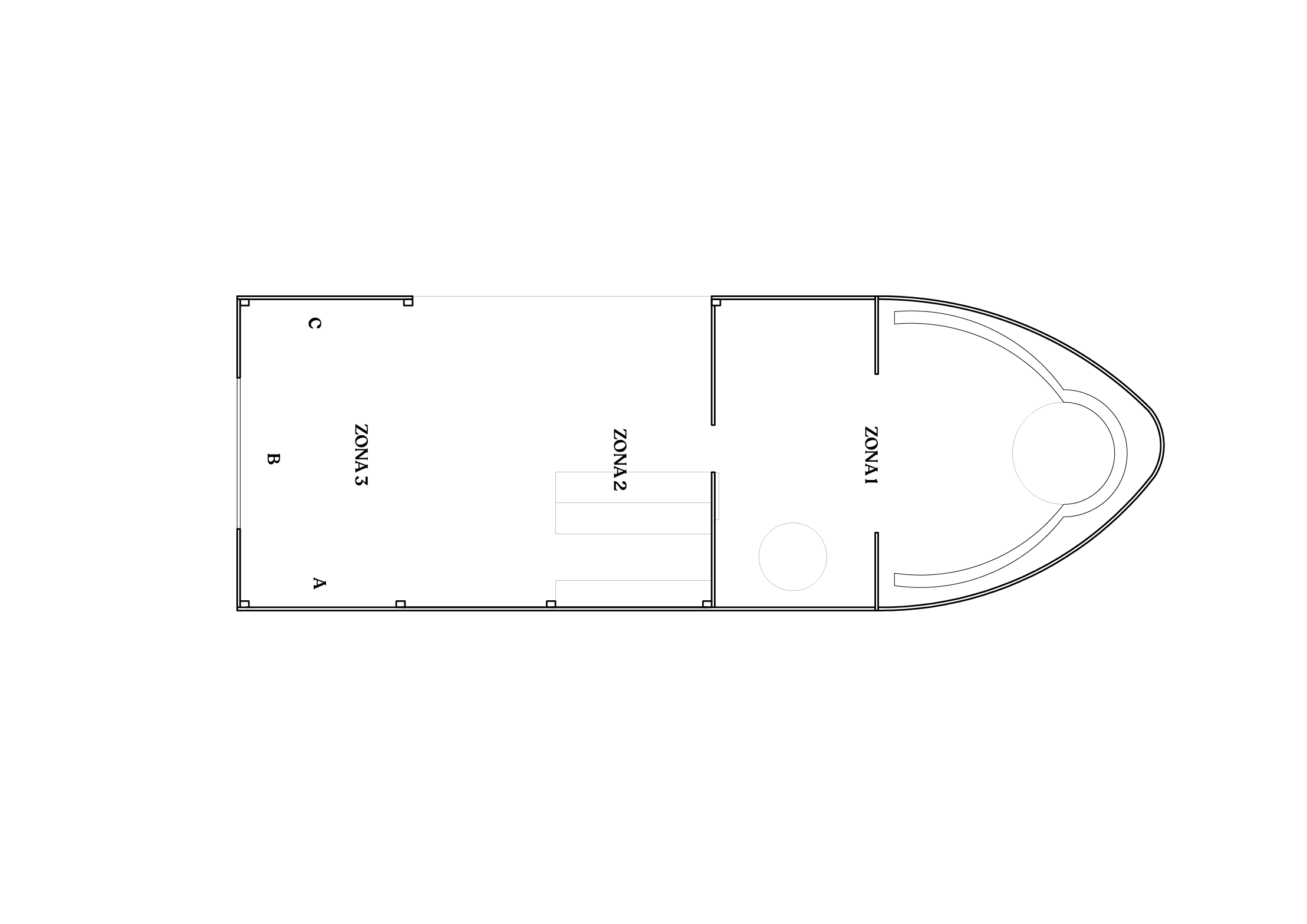 Zonificación del espacio - Tabata